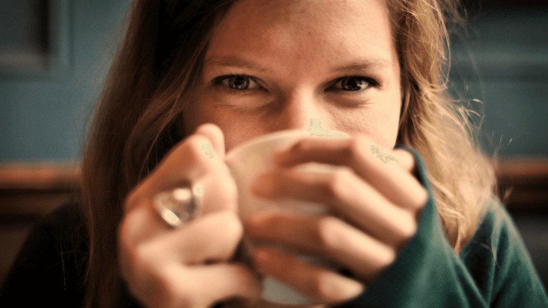 Employee being rewarded with tea